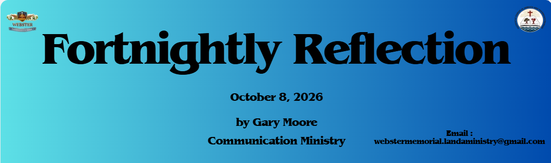 Fortnightly Reflection - October 8, 2026
