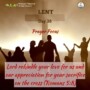 Lenten Prayer Focus – Day 38
